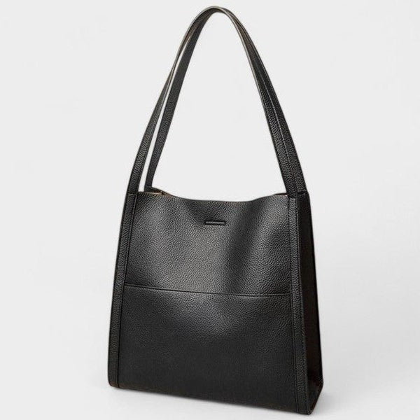 Effortless Olive Leather Tote Bag for Women with Casual Style