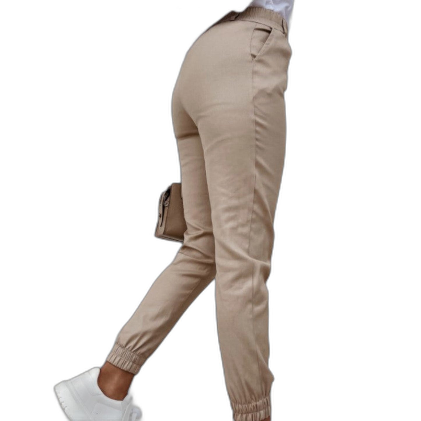 Effortless Olive Pants for Women with High Waisted Straight Leg Casual Style