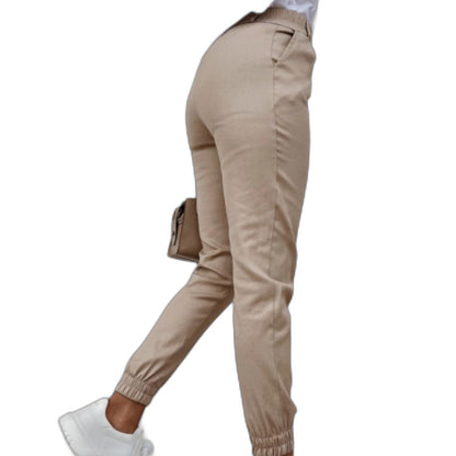 Effortless Olive Pants for Women with High Waisted Straight Leg Casual Style