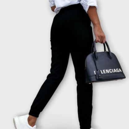 Effortless Olive Pants for Women with High Waisted Straight Leg Casual Style