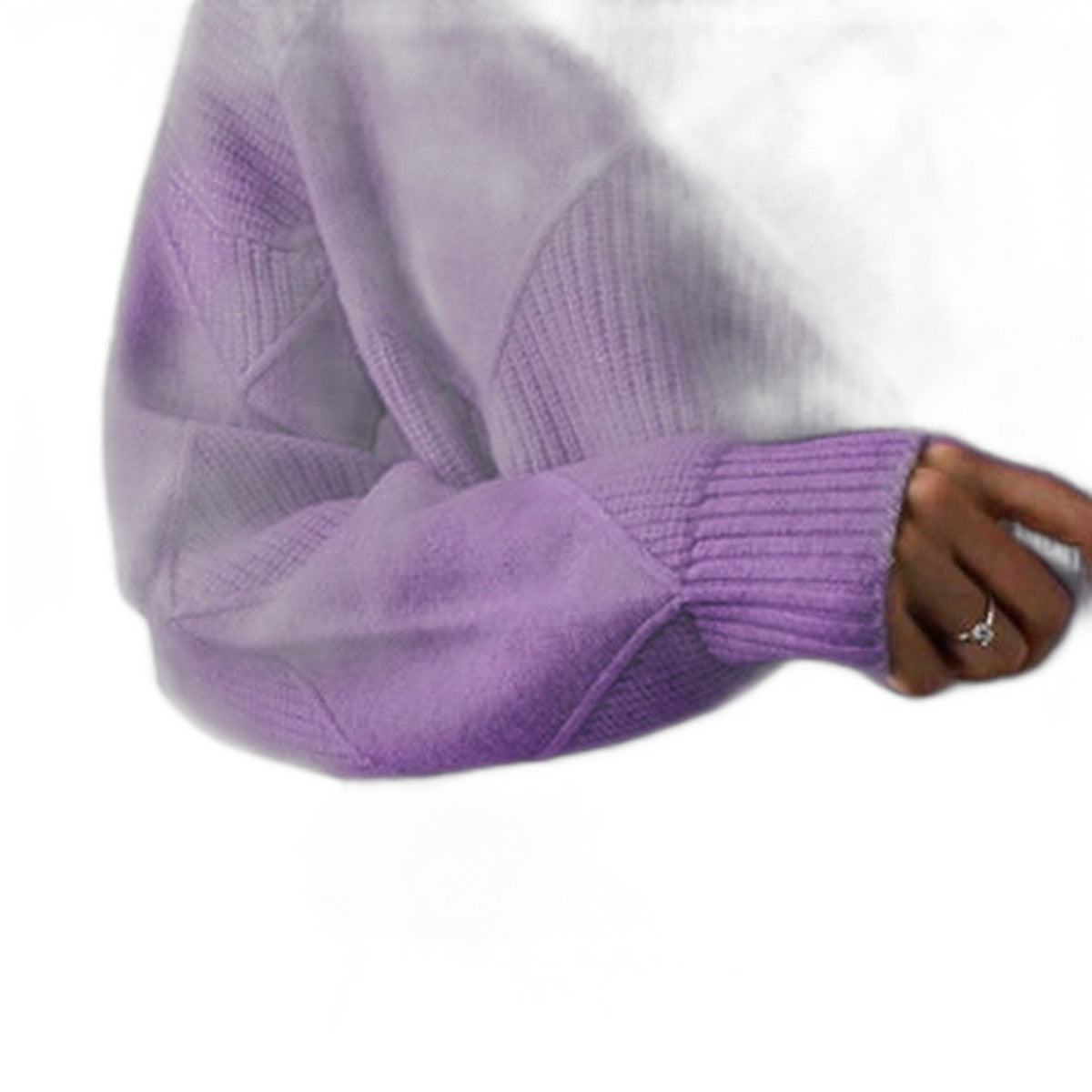 Effortless Pink Knit Sweater for Women with Turtleneck Long Sleeve Oversized Casual Style