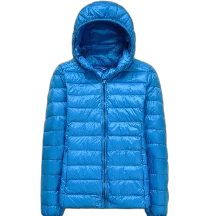 Effortless Puffer Jacket for Women with Long Sleeve Quilted Casual Style