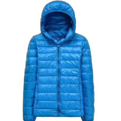 Effortless Puffer Jacket for Women with Long Sleeve Quilted Casual Style