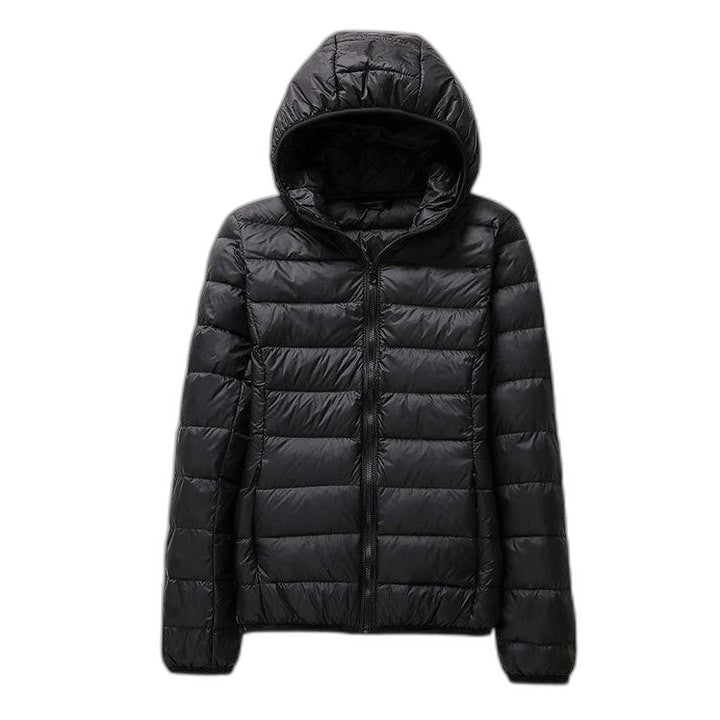Effortless Puffer Jacket for Women with Long Sleeve Quilted Casual Style