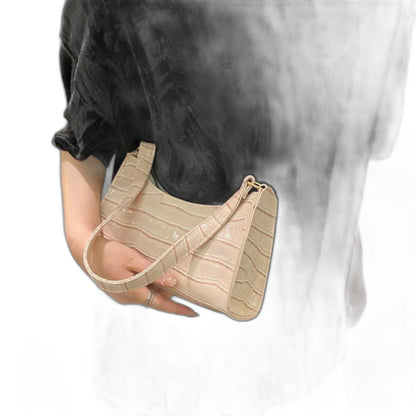 Effortless Red Leather Shoulder Bag for Women with Casual Style