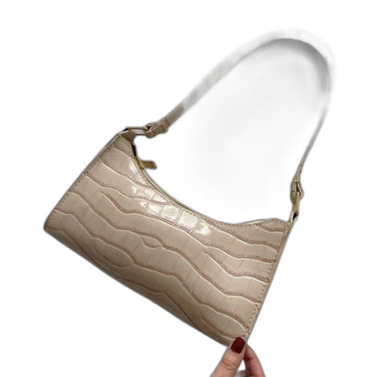Effortless Red Leather Shoulder Bag for Women with Casual Style