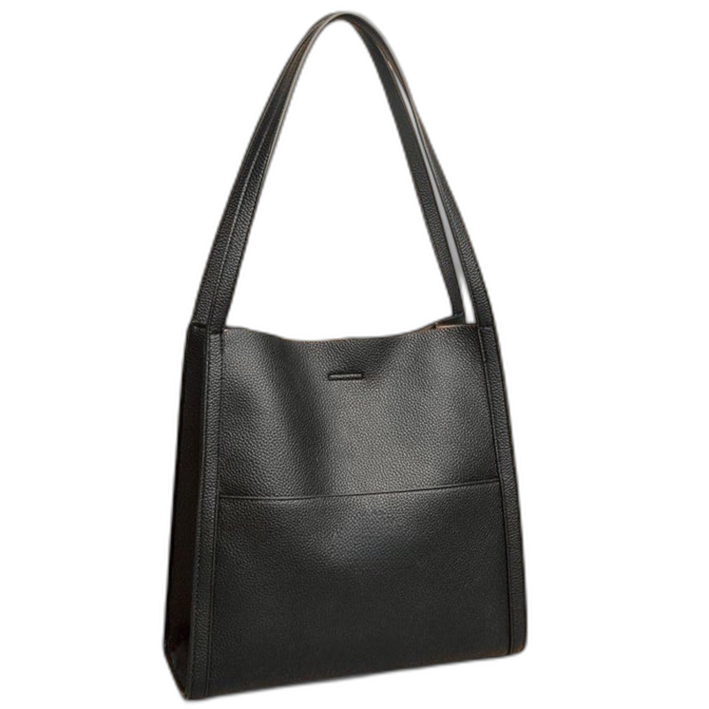 Effortless Red Leather Tote Bag for Women with Casual Style