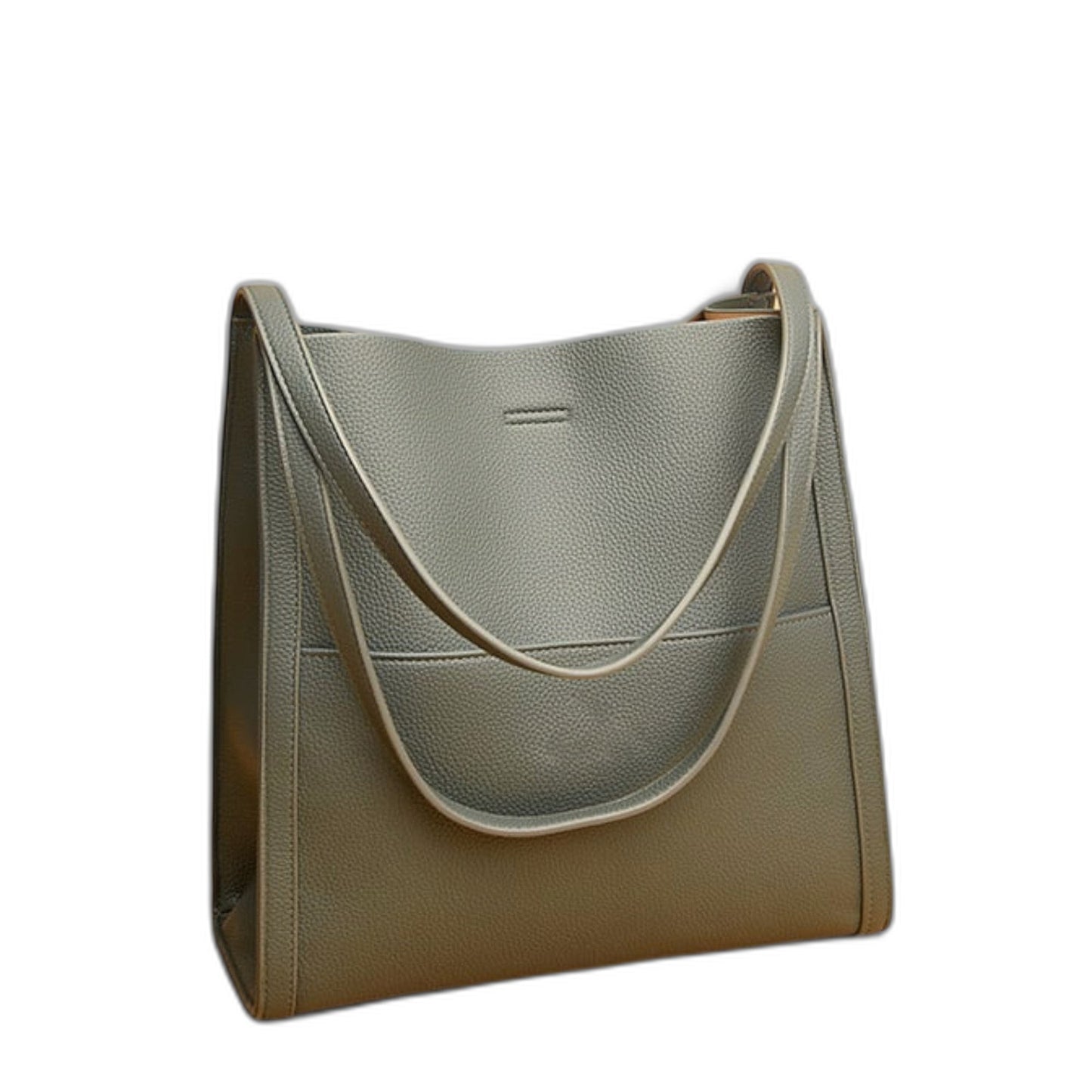 Effortless Red Leather Tote Bag for Women with Casual Style