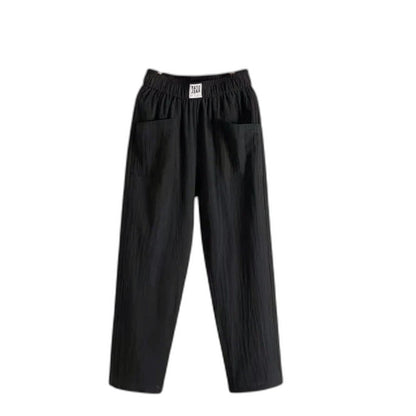 Effortless Sage Green Linen Pants for Women with High Waisted Pockets Casual Style