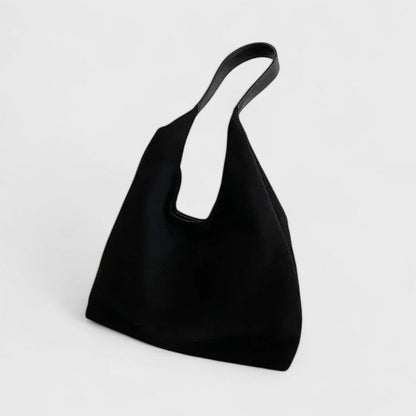 Effortless Suede Shoulder Bag for Women with Tote Casual Style