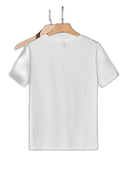 Effortless T Shirt for Women with Crew Neck Short Sleeve Casual Style