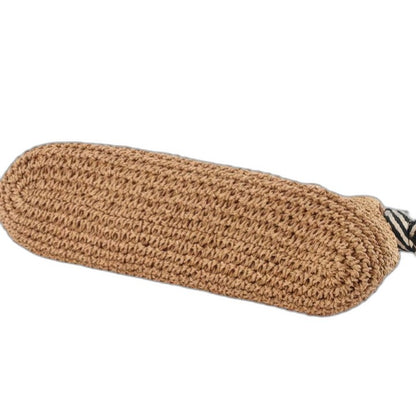 Effortless Tan Crochet Tote Bag for Women with Casual Style
