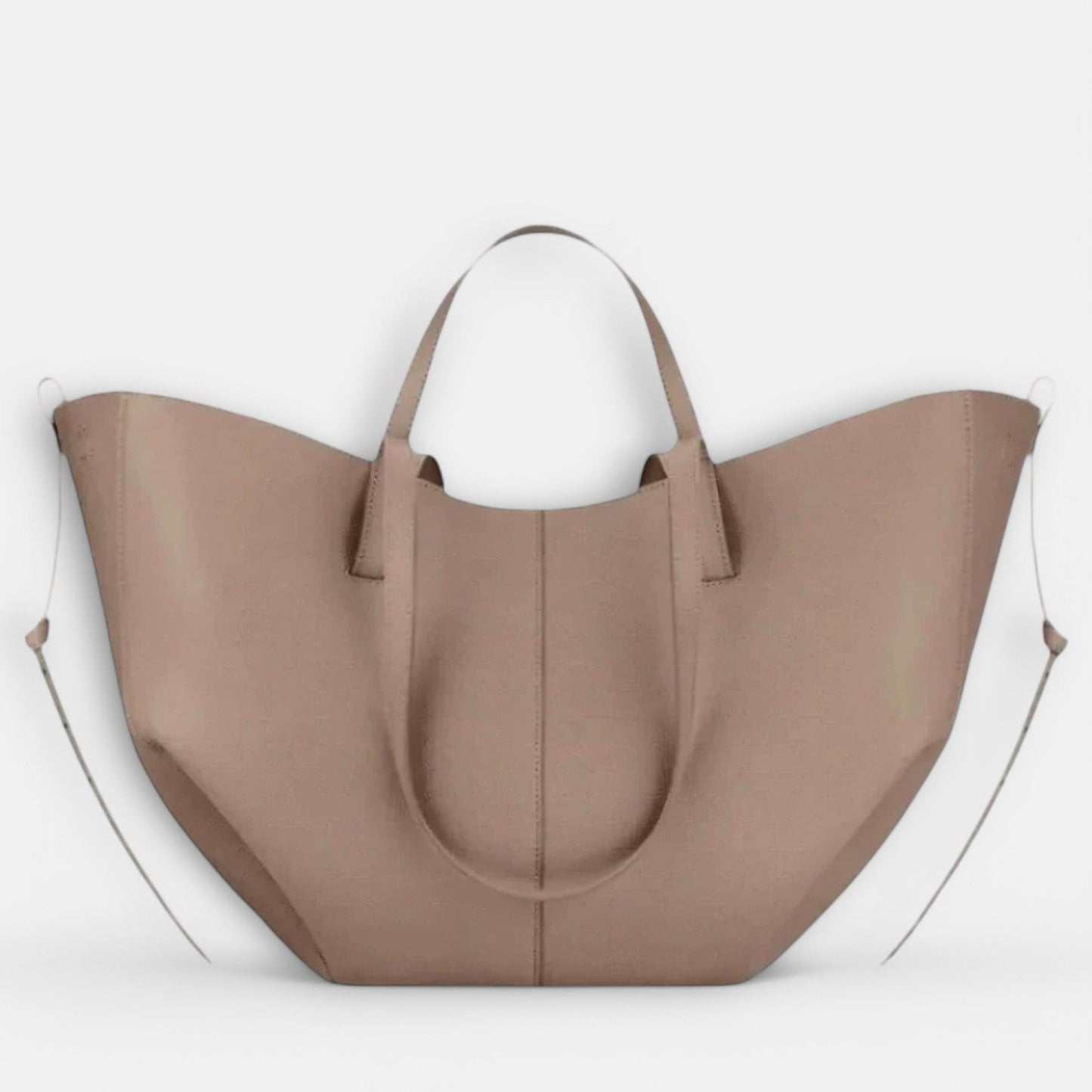 Effortless Tan Leather Tote Bag for Women with Casual Style
