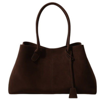 Effortless Tan Leather Tote Bag for Women with Casual Style