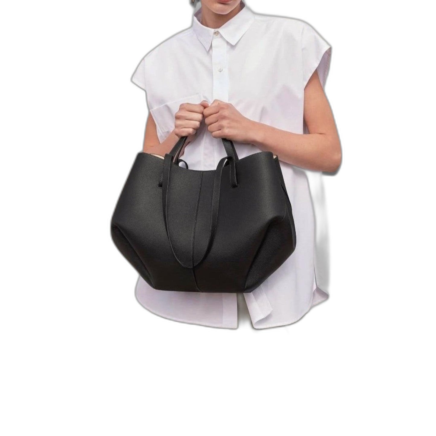 Effortless Tan Leather Tote Bag for Women with Casual Style
