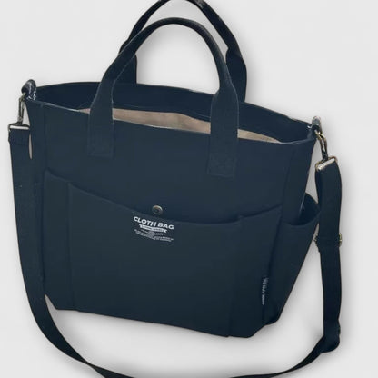 Effortless Tan Tote Bag for Women with Pockets Casual Style