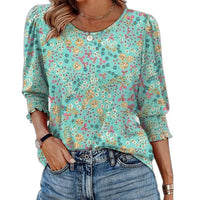 Green Floral Pattern