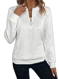 White with White Zipper