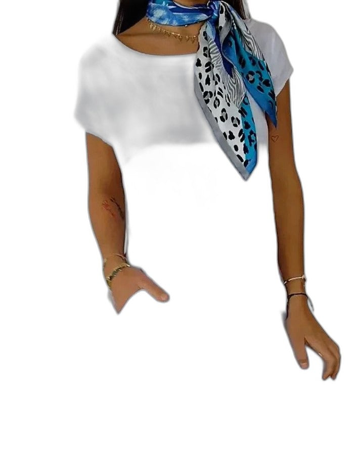 Effortless White Linen Midi Dress for Women with Crew Neck Short Sleeve Flowing Pockets Casual Style