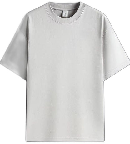Effortless White T Shirt for Women with Crew Neck Short Sleeve Oversized Casual Style