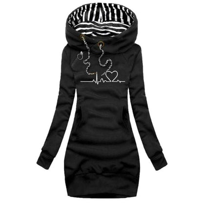 Effortless Yellow Knit Mini Dress for Women with High Neck Long Sleeve Bodycon Pockets Casual Style