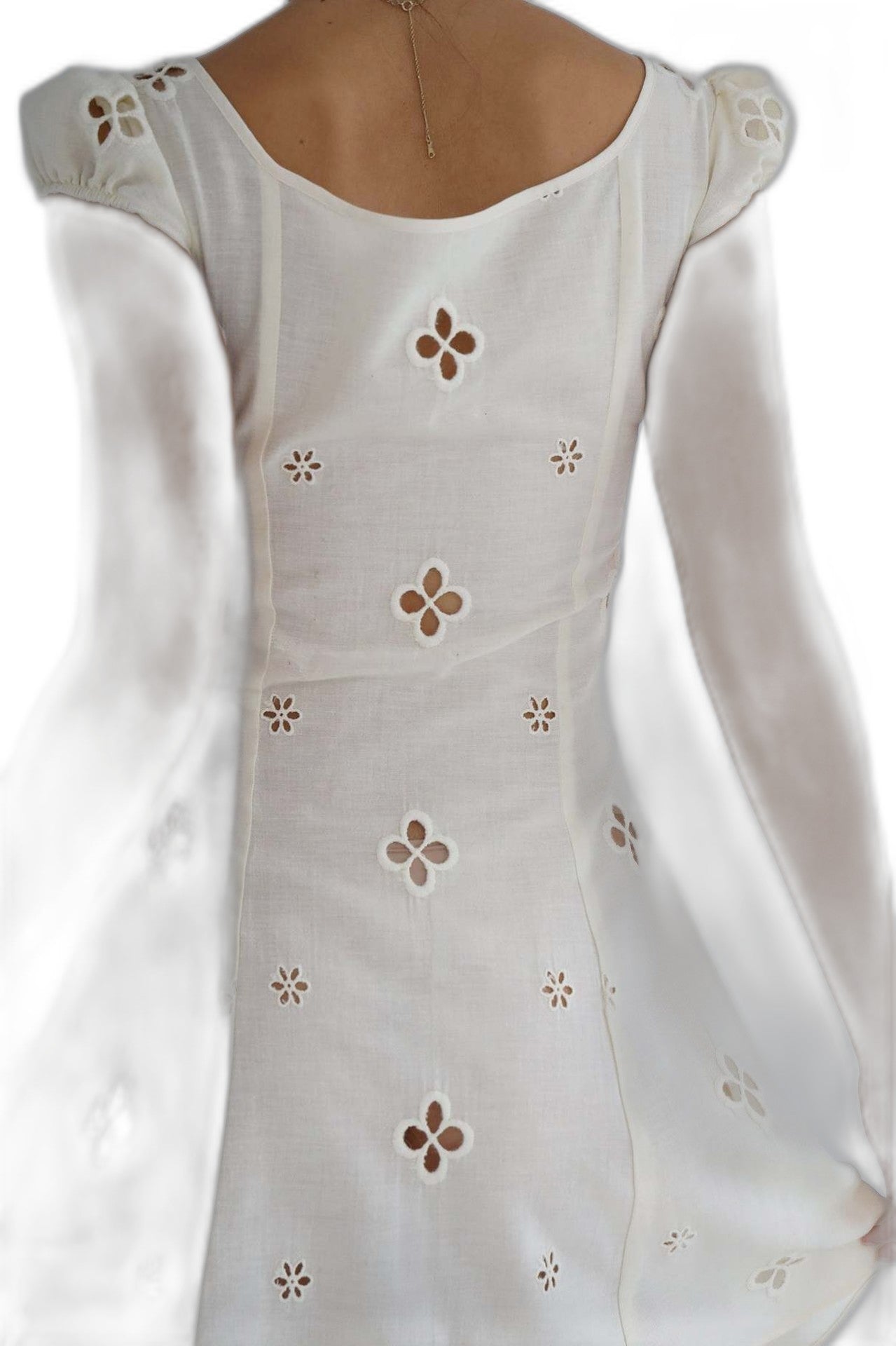 Elegant White Crochet Midi Dress for Women with Sweetheart Cap Sleeve Bodycon Button Front Formal Wedding Guest Style