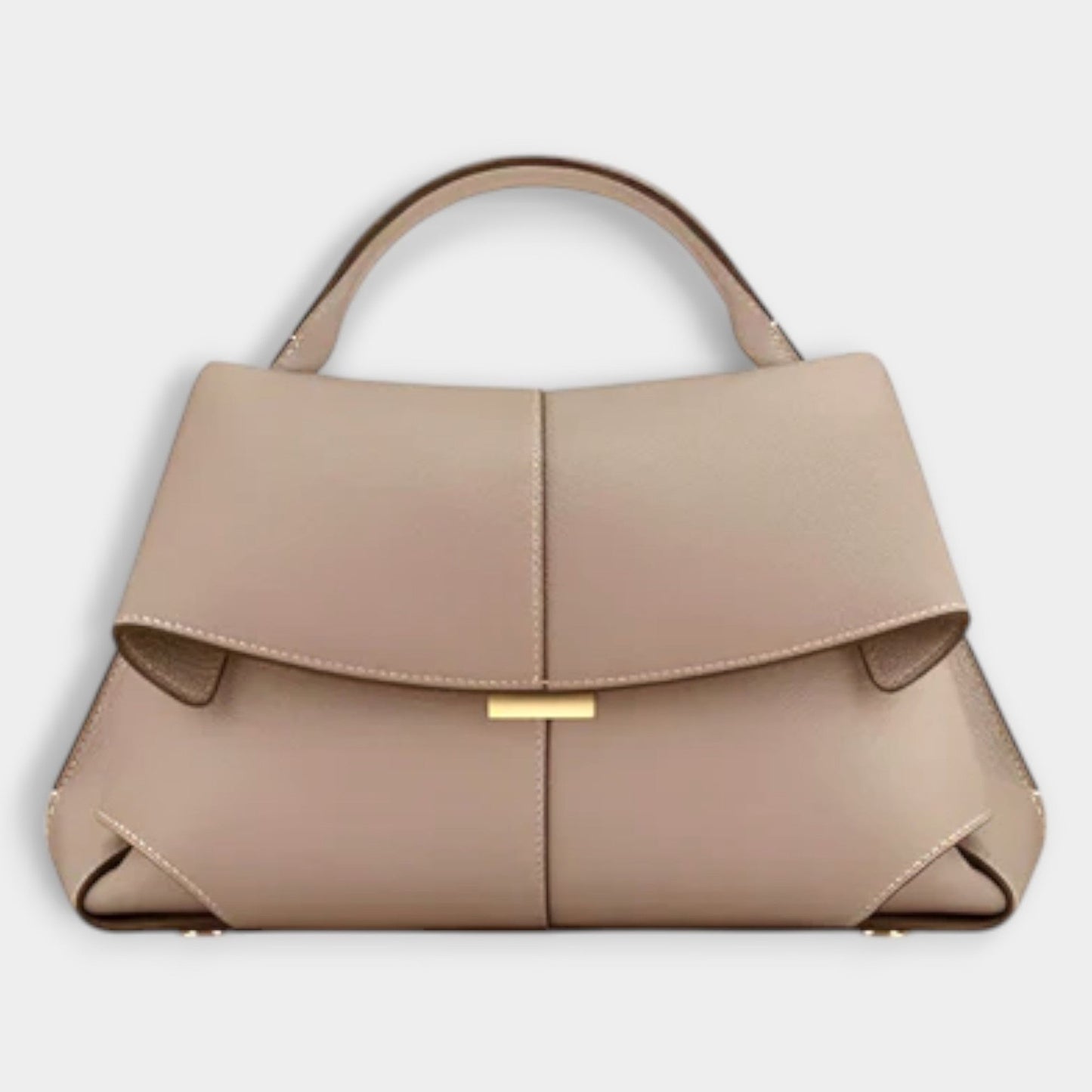 Stylish Black Leather Satchel Bag for Women with Top Handle Office Style