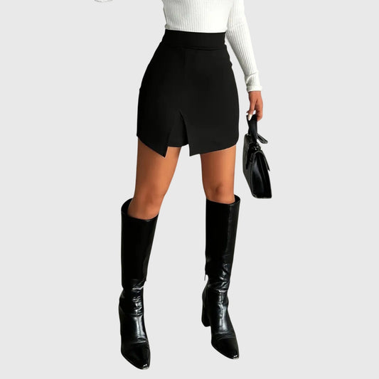 Stylish Black Skirt for Women with High Waisted Party Style