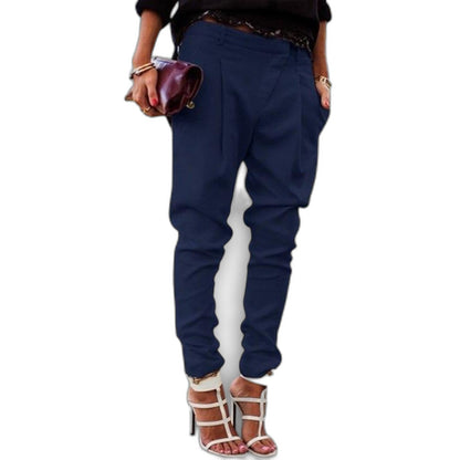 Stylish Cream Pants for Women with High Waisted Office Style