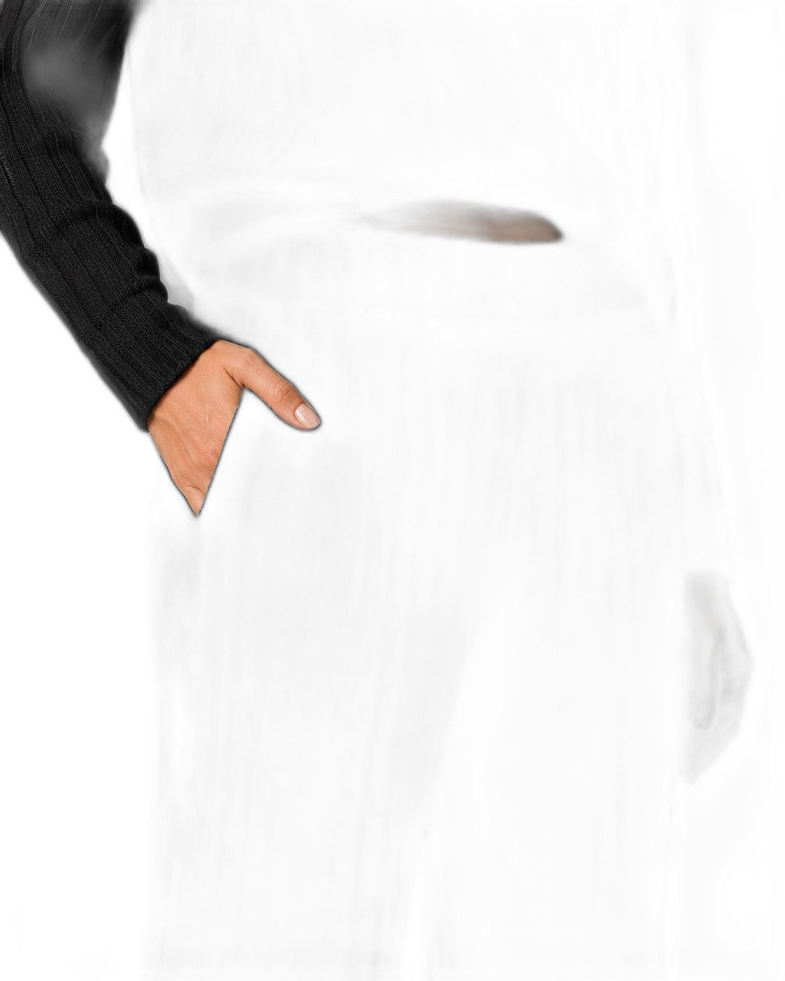 Stylish Cream Ribbed Two Piece Set for Women with Wide Leg Lounge Style