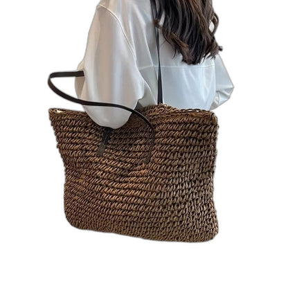 Stylish Crochet Tote Bag for Women with Vacation Style