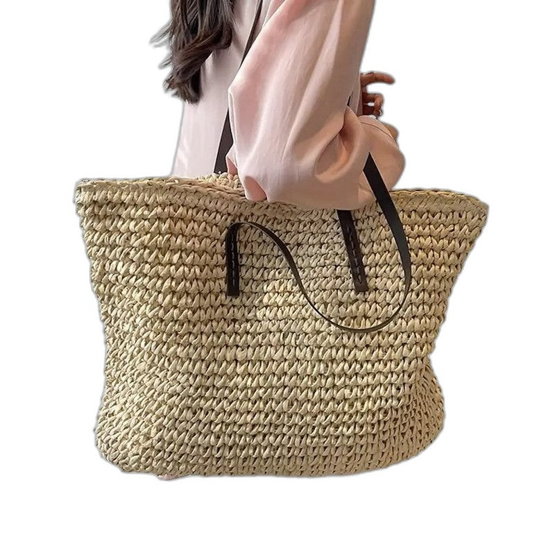 Stylish Crochet Tote Bag for Women with Vacation Style