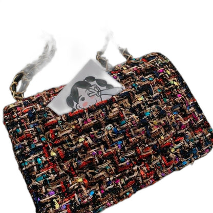 Stylish Geometric Shoulder Bag for Women with Chain Strap Party Style