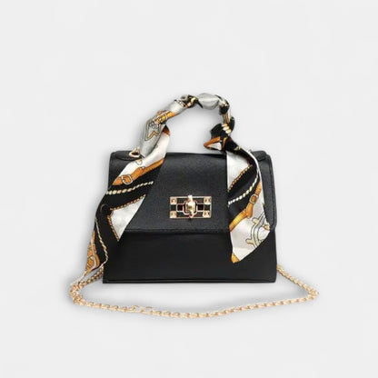 Stylish Leather Clutch Bag for Women with Chain Strap Party Style