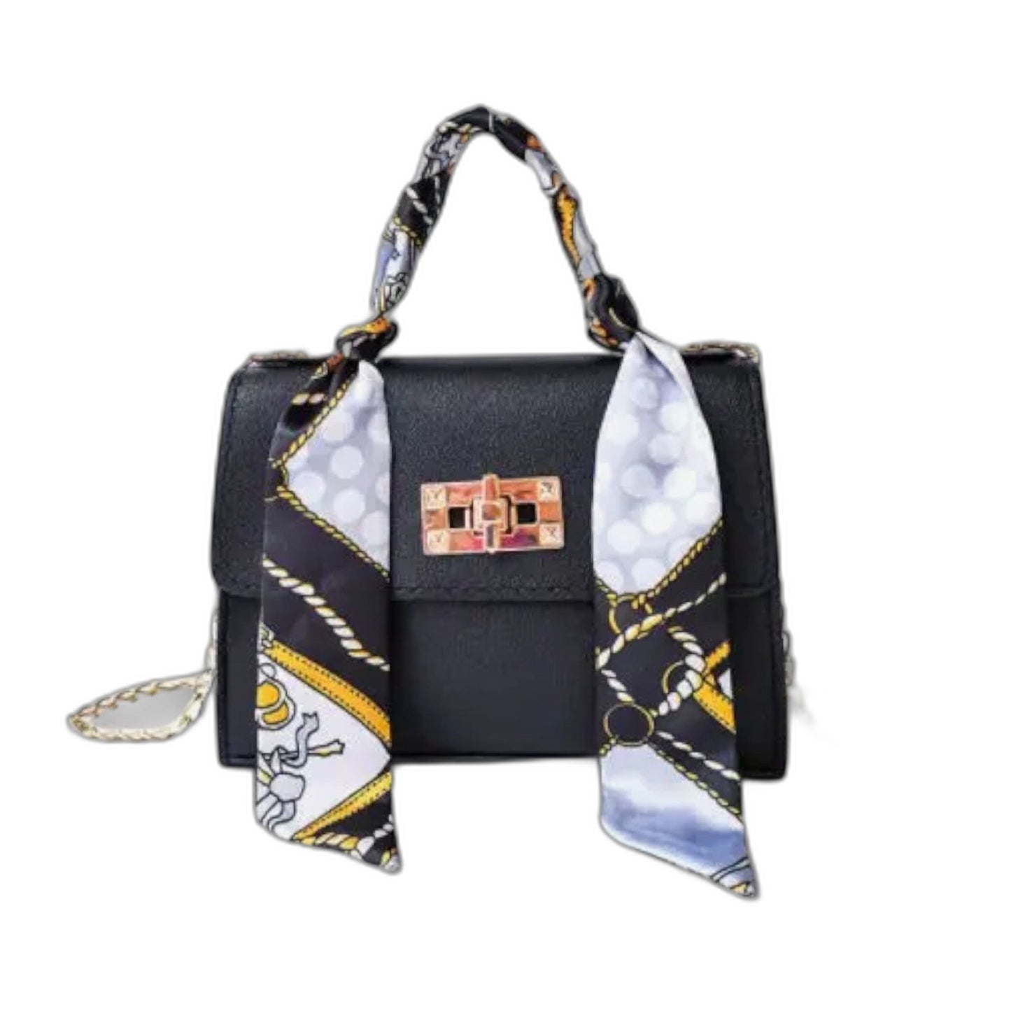 Stylish Leather Clutch Bag for Women with Chain Strap Party Style