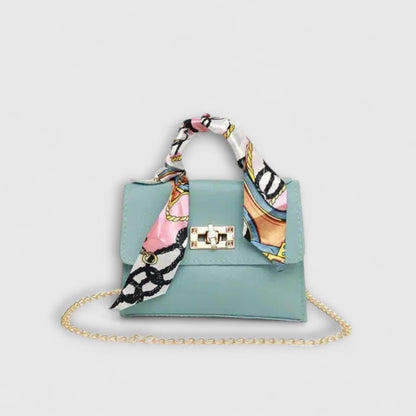 Stylish Leather Shoulder Bag for Women with Chain Strap Party Style