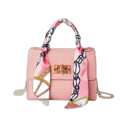 Stylish Leather Shoulder Bag for Women with Chain Strap Party Style
