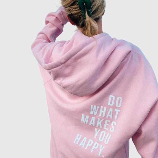 Stylish Pink Hoodie for Women with Long Sleeve Oversized Lounge Style