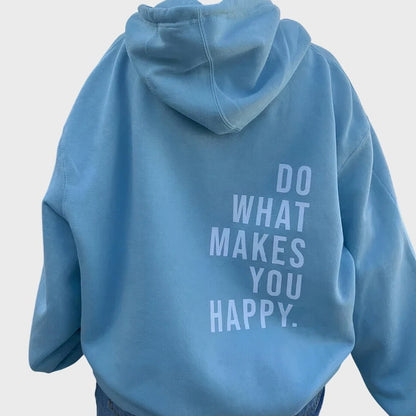 Stylish Pink Hoodie for Women with Long Sleeve Oversized Lounge Style