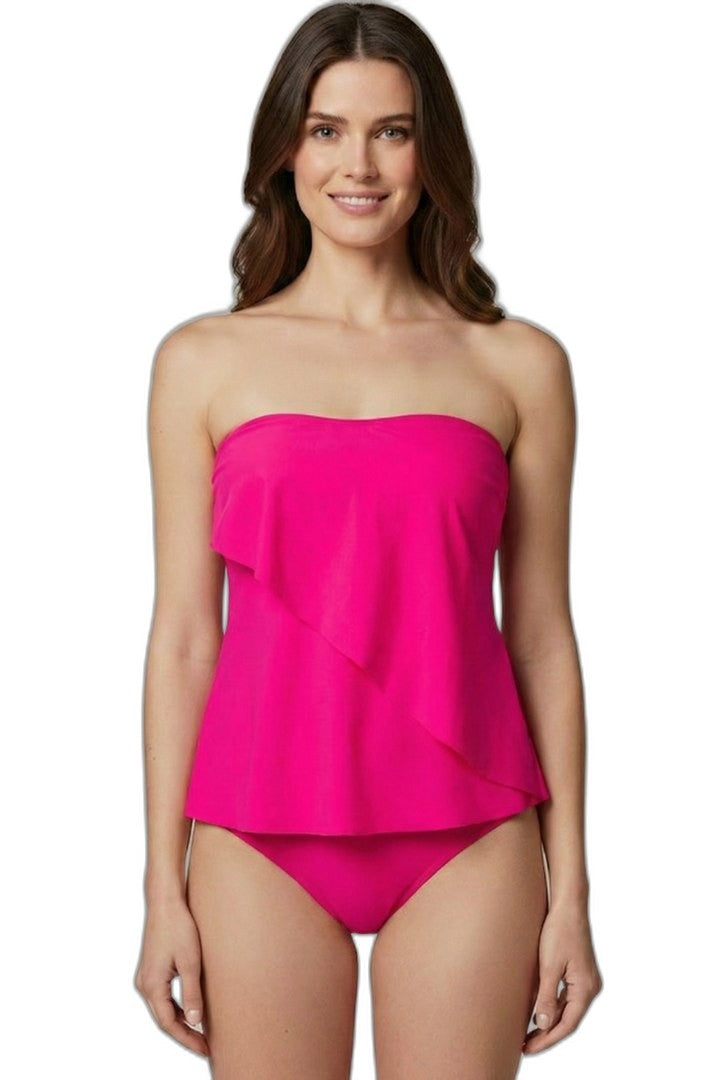 Stylish Red Bikini for Women with Strapless Vacation Style
