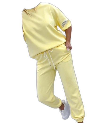 Stylish Sage Green Knit Two Piece Set for Women with Pockets Lounge Style