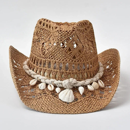 Stylish Tan Crochet Hat for Women with Vacation Style