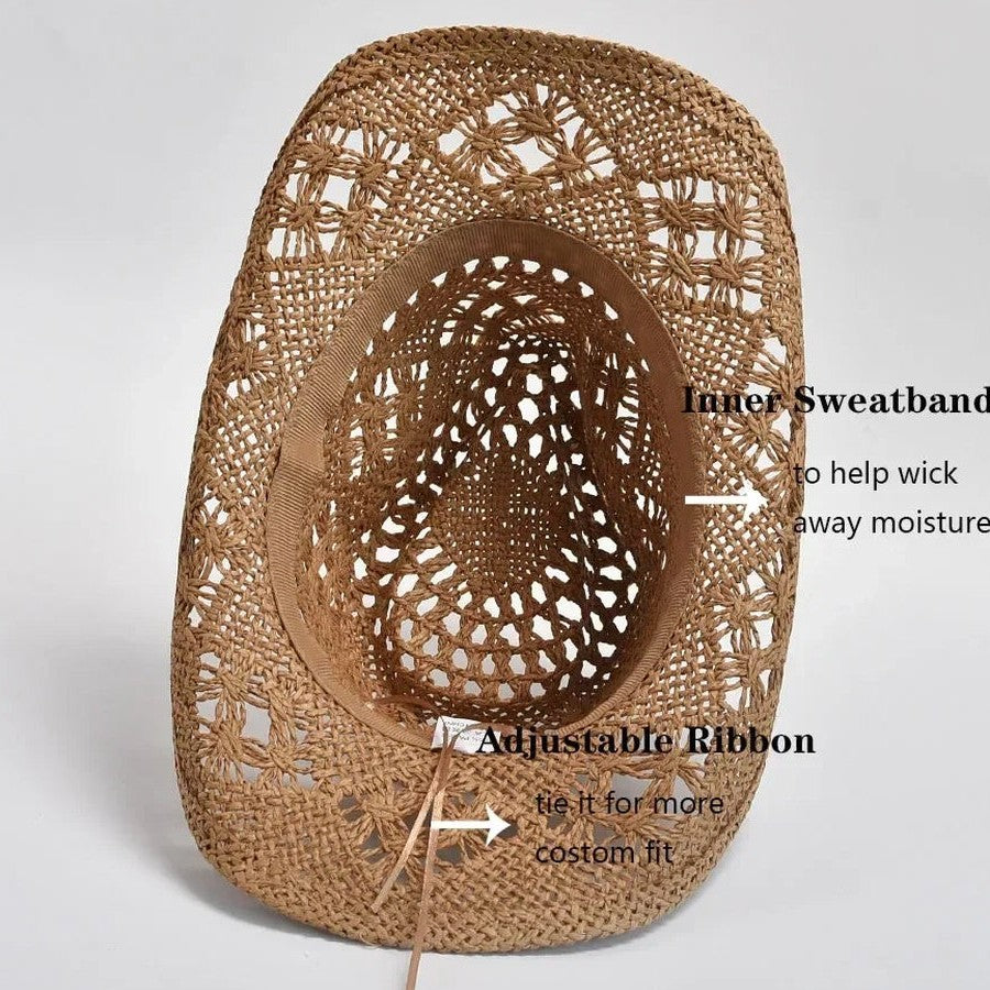 Stylish Tan Crochet Hat for Women with Vacation Style