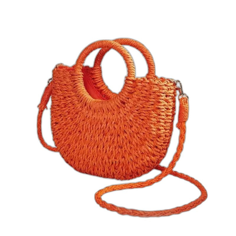 Stylish Tan Crochet Tote Bag for Women with Vacation Style