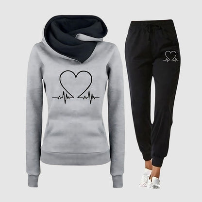 Stylish Two Piece Set for Women with Long Sleeve Lounge Style