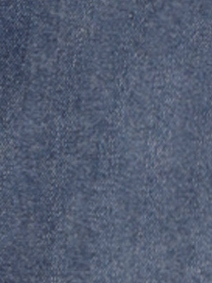 Effortless Denim Skirt for Women with High Waist Midi Straight Slit Casual Jean Style